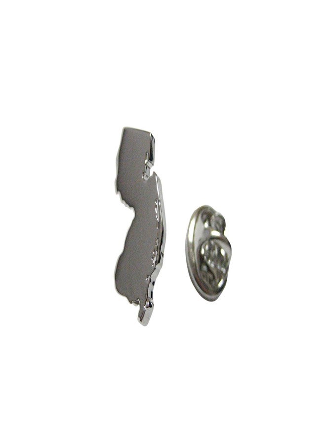 Kiola Designs New Jersey State Map Shape Lapel Pin - Image 1